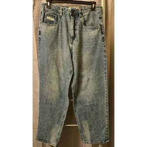 Empyre Jeans Mens‎ 32 Blue Y2K Urban Streetwear Skater Casual Relax Drawstring